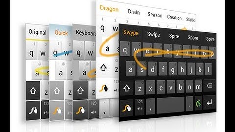 SWYPE Beta Keyboard Overview