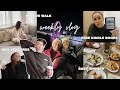 WHAT I&#39;M READING, CHRISTMAS WALK + BABY SHOWER | weekly vlog