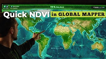 How to Calculate NDVI using Global Mapper || Complete Video