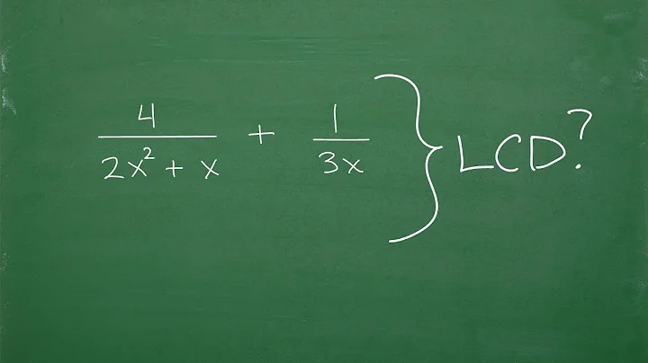 Let’s find the LCD (Lowest Common Denominator) with Variables…Step-by-Step….