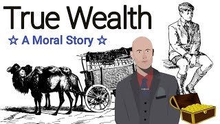 English Short Story Learning ||True Wealth || Moral Story || screenshot 3