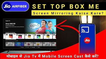 How To Screencast Jio Setup Box 🤩 | Jio AirFiber Set Top Box Screen Mirroring | Jio Airfiber