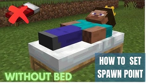 How To Set Spawn Point In Minecraft Without Bed ?? - Minecraft Gameplay - EPICBOY