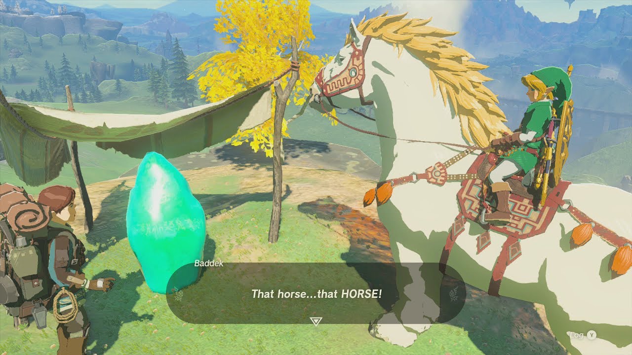 Ride the Giant Horse Shrine Quest/ Rauru's Blessing TotK YouTube