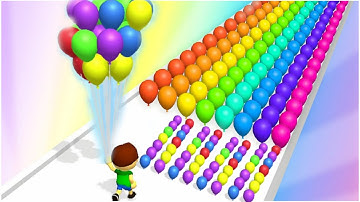 Balloon Boy 🎈🎈🎈 Gameplay All Levels iOS,Android Walkthrough Mobile Game Stick Run Max Level 18-19