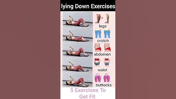 Lying Down Exercises | Exercises On Bed | Exercises for Lazy Girl | #bedexercises #loseweight
