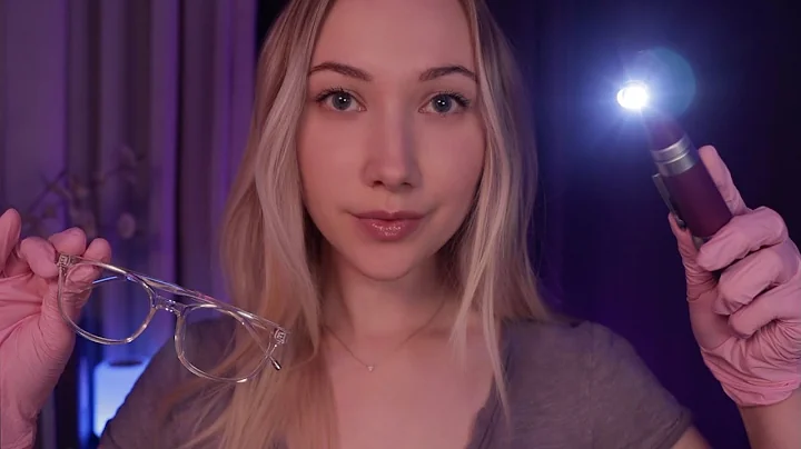 ASMR Sleepy Eye Exam NO Talking (silent instructions, light triggers, glove sounds) ☁️💤