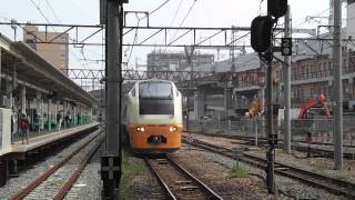 E653系1000番台U102編成　新潟入線汽笛付き