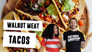 Walnut Meat Tacos | QUICK & HEALTHY | SO VEGAN