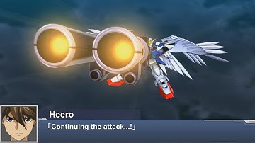 [ENG Sub]Super Robot Wars DD - Wing Gundam Zero Custom Attack(SSR5) | スパロボDD - ウイングガンダムゼロカスタム 全武装