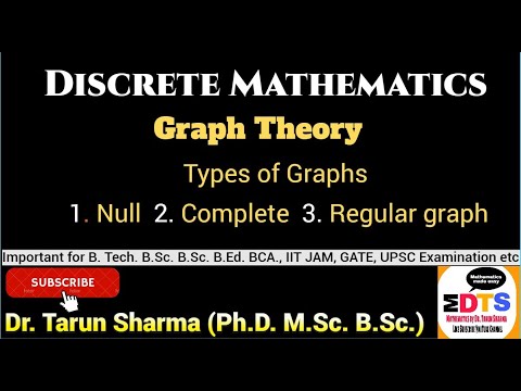 Null graph | Complete graph | Regular graph | discrete mathematics ...