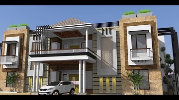 SKETCHUP WITH AERIAL VISION RENDER(some render images)