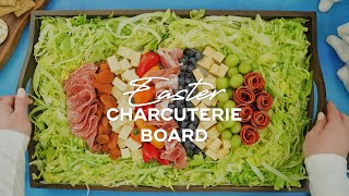 Easter Charcuterie Board (Festive Charcuterie Board Shaped like an Easter Egg)