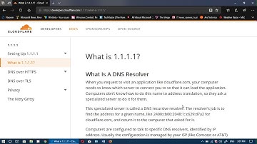 Fixit New Cloudflare DNS resolver promisses speed and encryption