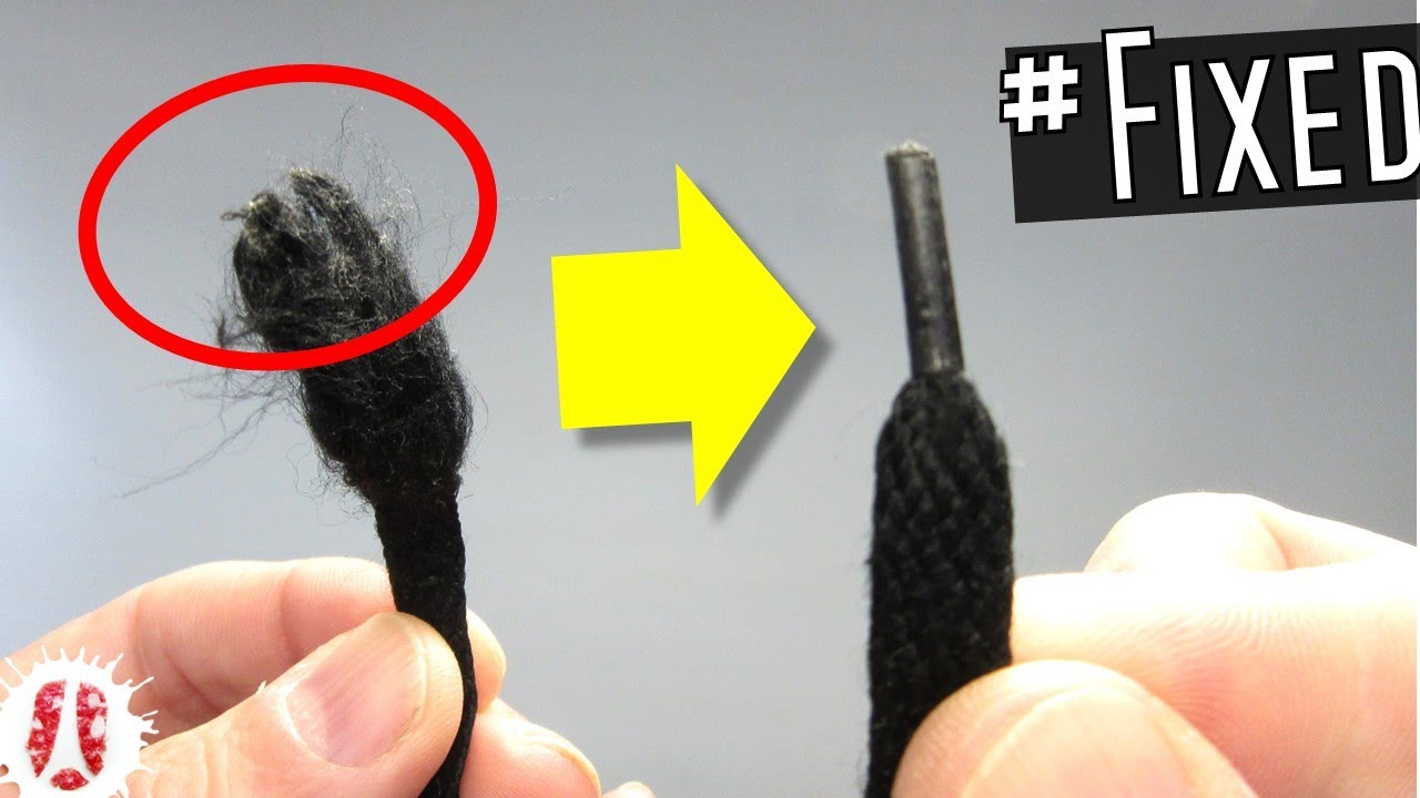 How To: Fix Your Shoelace Tips & Repair Frayed Laces