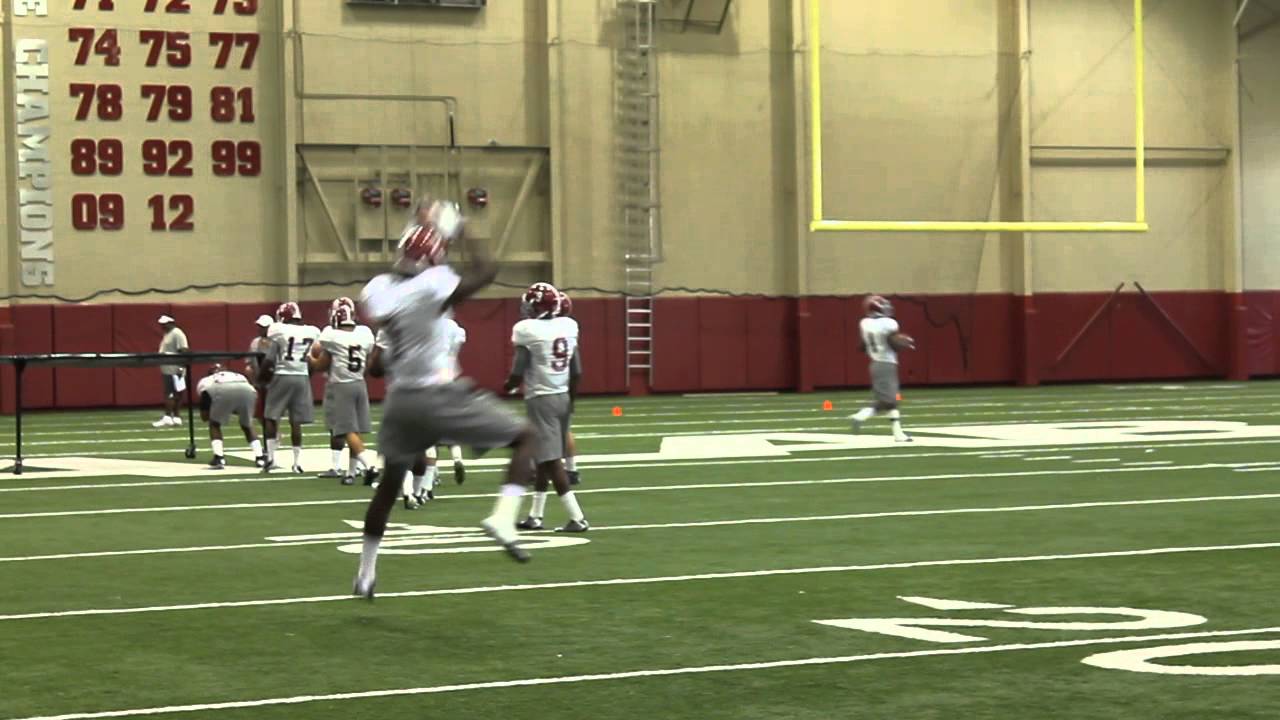Alabama Receivers at Practice Ole Miss Week 10/1/14 YouTube