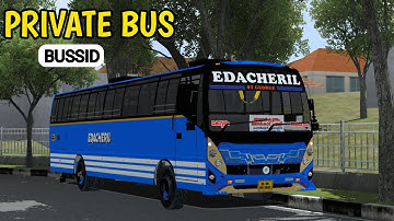 New PRIVATE BUS MOD For Bus Simulator Indonesia | Free Mod | New Bus Mod For Bussid | #bussidmods​