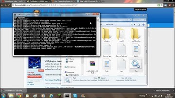 Minecraft - Tutorial - (How to set-up a Craftbukkit Server for 1.2.5 - with port forwarding)