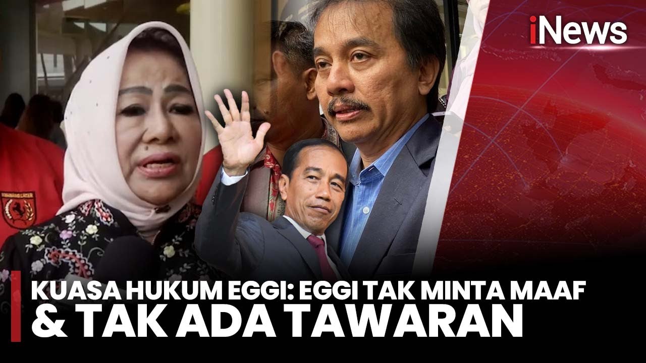 Kasus Disetop, Eggi Sudjana Berterima Kasih pada Jokowi | iNews Sore 16/1