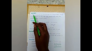 Use of Large numbersin daily life situations 6th Std Maths