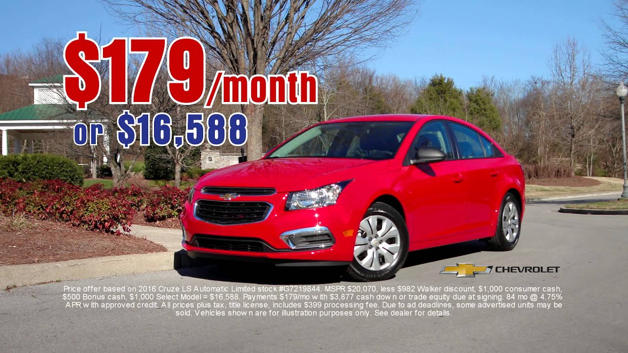 WALKER CHEVROLET presidents day cruze REVISED 2 YouTube