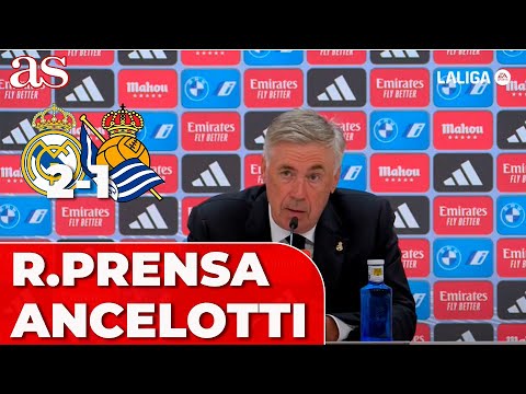 ANCELOTTI en RUEDA de PRENSA: FRAN GARCÍA, JOSELU, BELLINGHAM | REAL MADRID VS. REAL SOCIEDAD