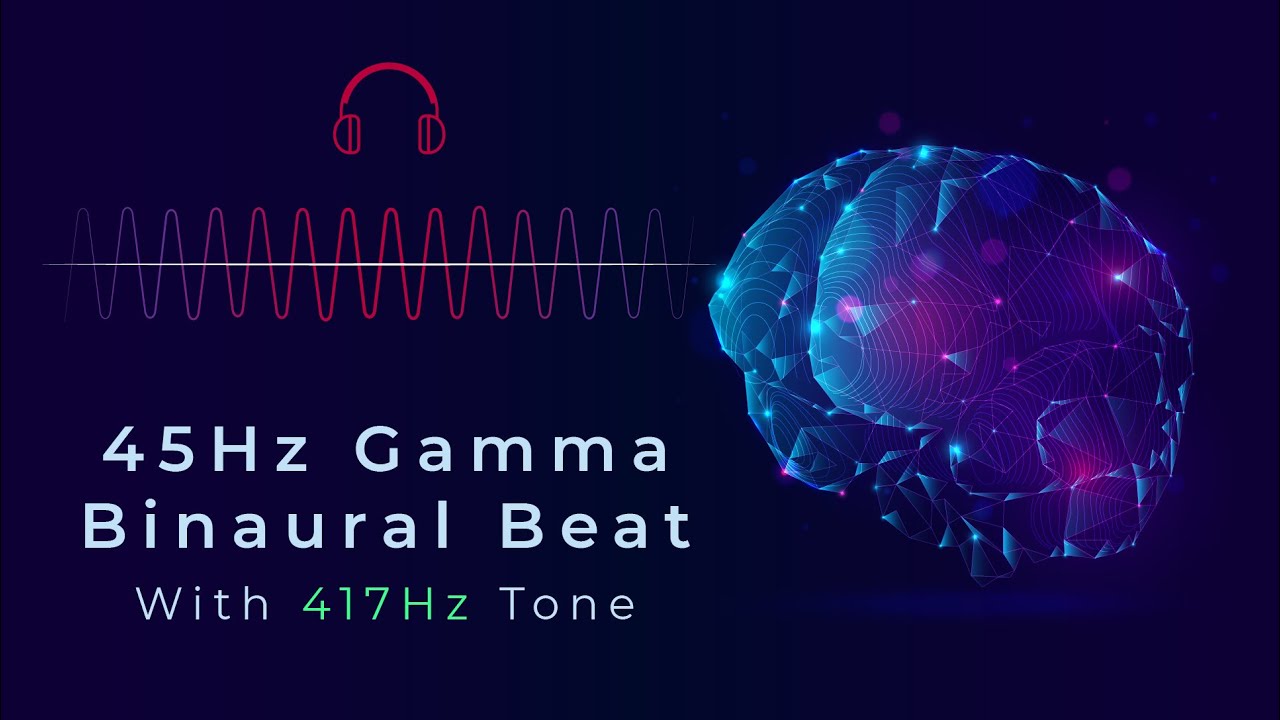 45Hz Gamma Beat & 417Hz Solfeggio Frequency: Cognitive Boost & Change ...