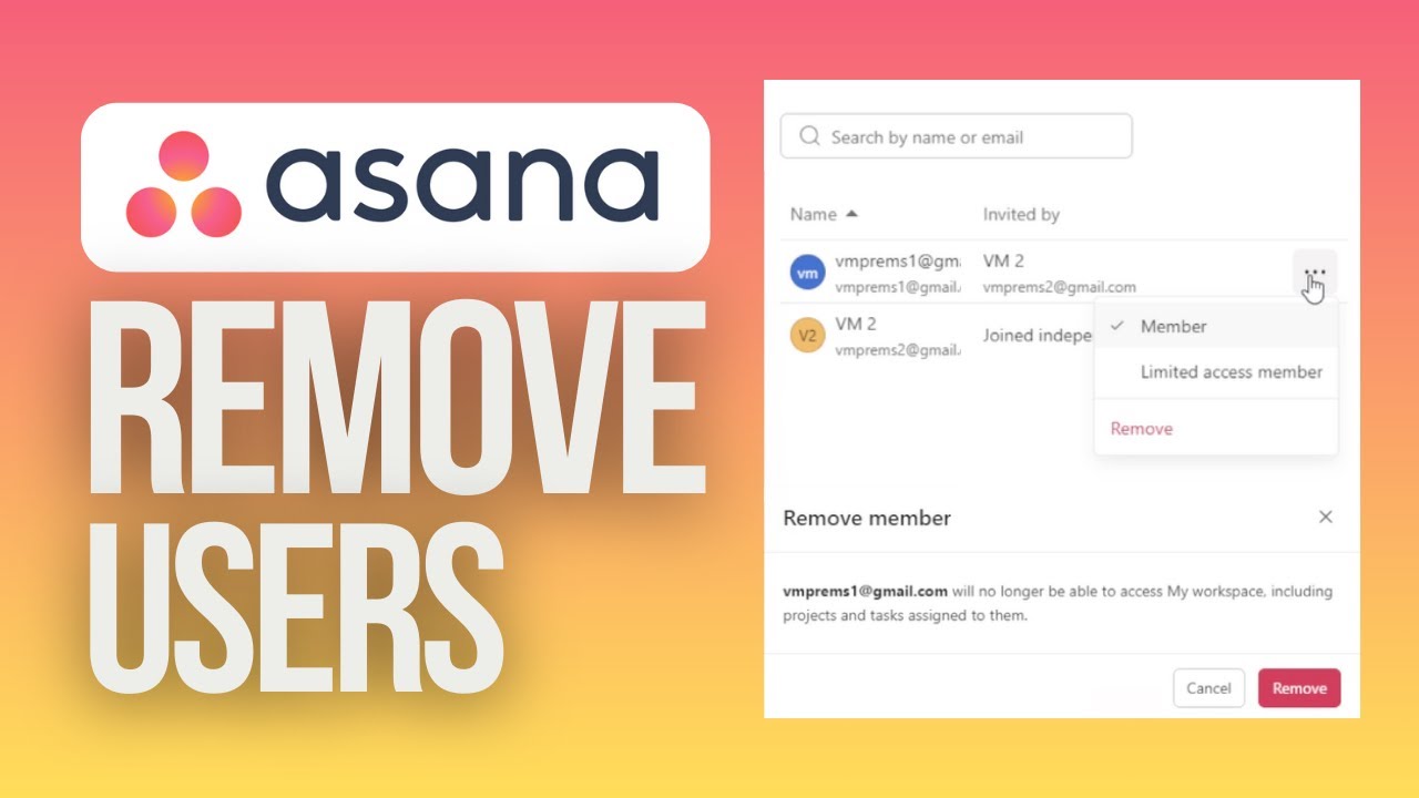 How to Remove Users in Asana | Asana for Beginners