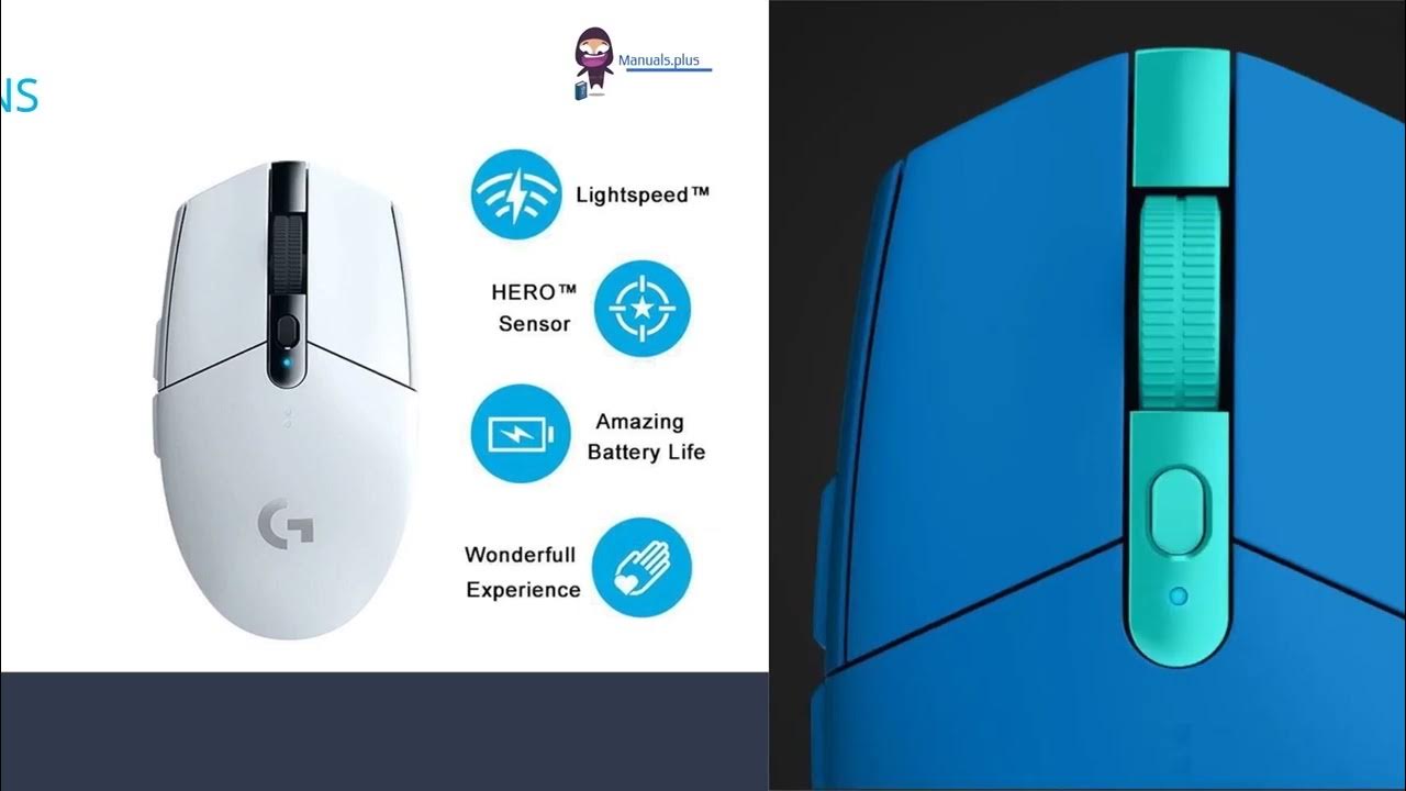Logitech G304 LIGHTSPEED Wireless Gaming Mouse - Manual, Setup, and ...