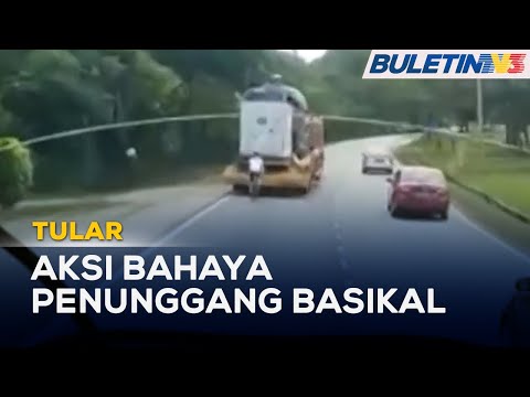 Video: Penunggang Basikal Membantu Anak Anjing Terluka Keselamatan