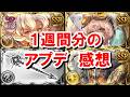 ここ1週間の各種アプデに対する感想まとめ 【グラブル】