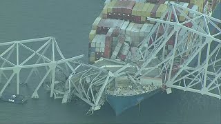 The Key Bridge in Baltimore collapsed after a container ship crashed into the support structure