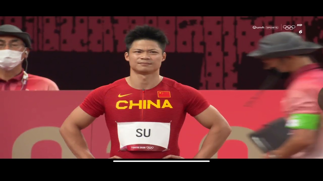 Su Bing Tian Olympic Tokyo final 100m men - YouTube