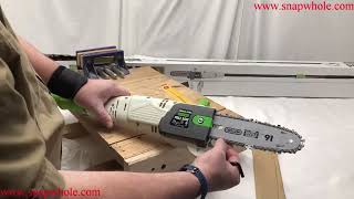 Harbor Freight 6.5 Amp 9.5 in. Electric Pole Saw Setup and Review