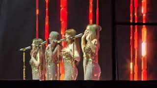 Girls Aloud performing The Promise during The Girls Aloud Show in Cardiff