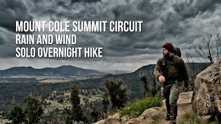 Mount Cole State Forest Overnight Hike - Terrible Weather! + Improvised Circuit.
