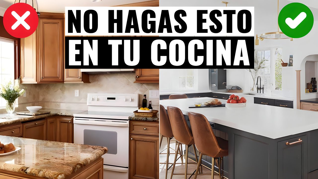 Los 5 grandes errores que cometemos al organizar la cocina: trucos y  soluciones