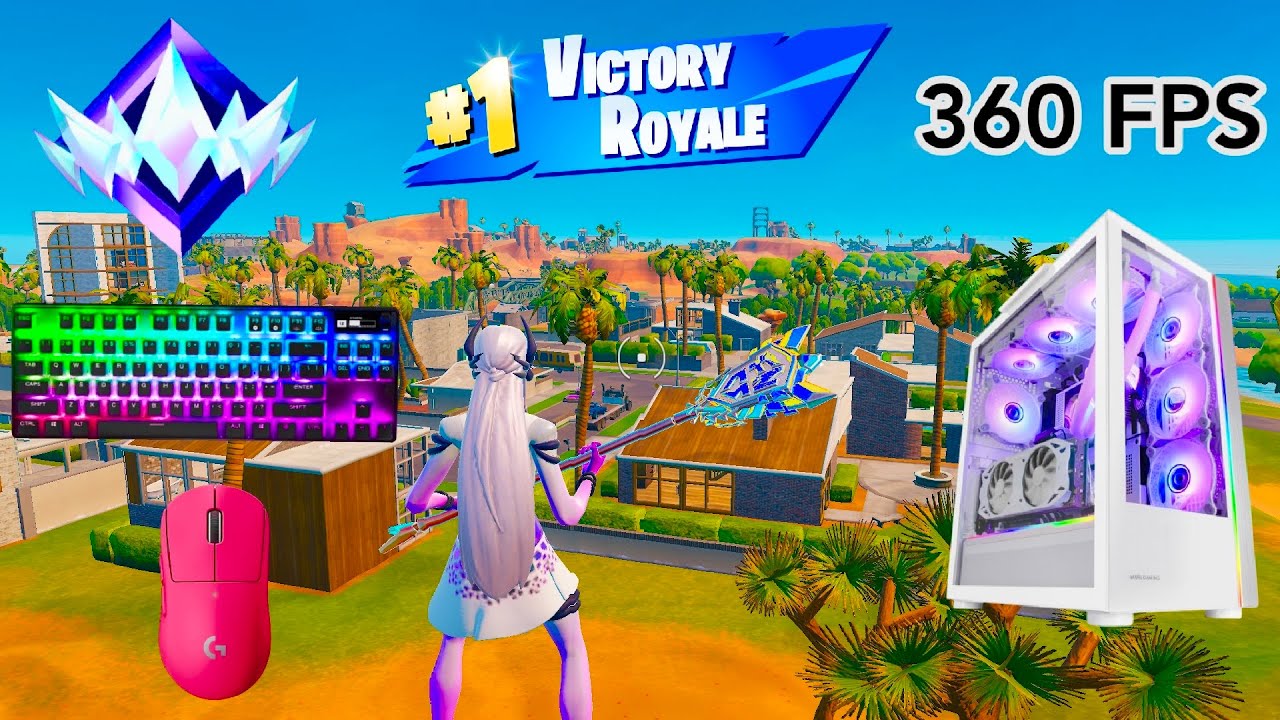 Fortnite Unreal Ranked Reload On PC | Keyboard & Mouse Gameplay | 360 FPS | 4K