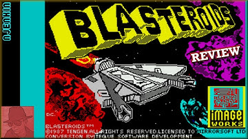 Blasteroids - on the ZX Spectrum 48K !! with Commentary