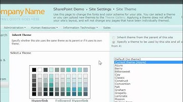 SharePoint Branding - ChangeYourLook - SPSSV 2012