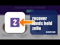 How To Recover Funds Held By Zelle 2026 (STEP BY STEP)