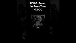 SPRAY - Aarne, Kai Angel, 9mice | Минус | Instrumental | Караоке | Бит #shorts