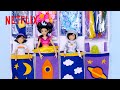 DIY Over the Moon Doll Sleeping Bag Craft 😴 Netflix Jr