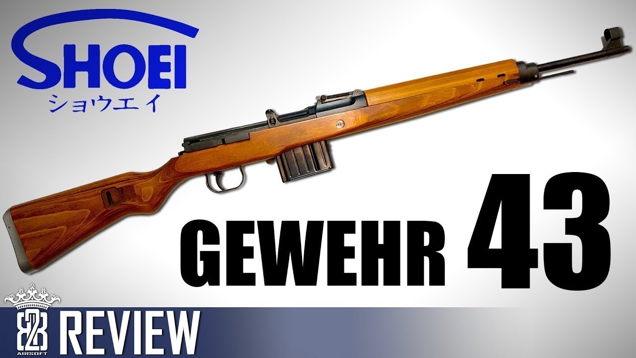 SHOEI Gewehr 43 Airsoft Blowback GBB Review Deutsch English Subtitle
