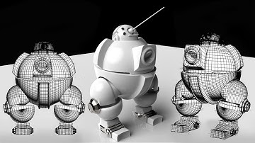 Hard Surface Modelling in 3dsMax Modelling a Robot  Part 1
