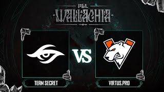 Team Secret проти Virtus.pro | Гра 3 | PGL DOTA 2 Wallachia Season #1 - Group Stage