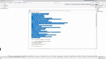 Mozilla Thunderbird - Get Header Information