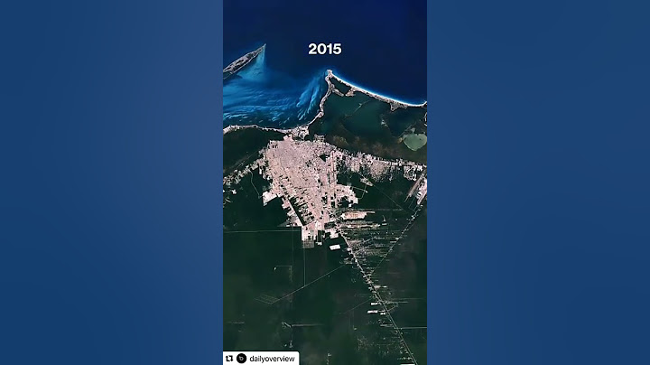 The development of Cancún, México from 1984 to 2020 | #shorts #cancun #méxico