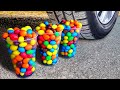 EXPERIMENT Car vs Coca Cola, Fanta, Mirinda Balloons   Crushing Crunchy & Soft Things by Car