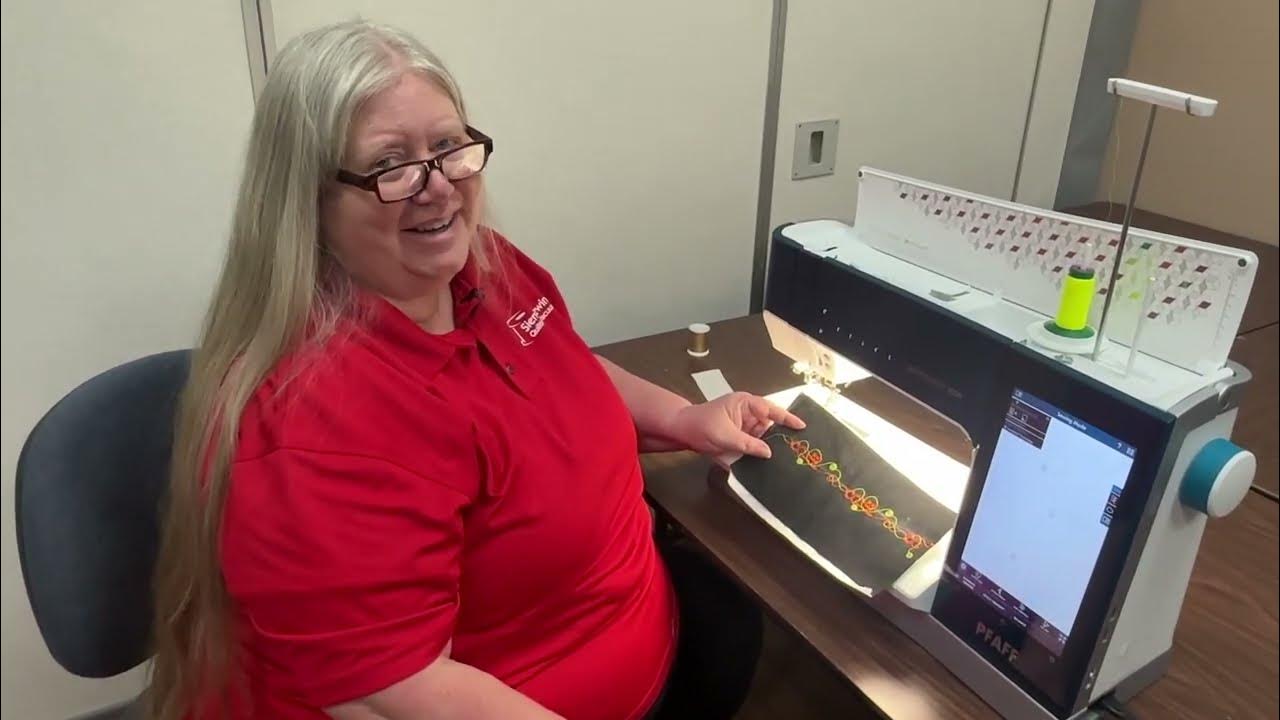 Pfaff Performance Icon and Stacking Stitches YouTube